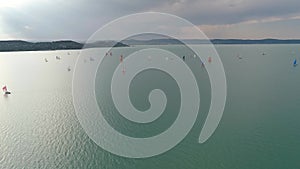 Sail Boats on Lake Balaton