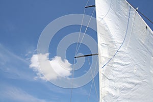 Sail with cloud