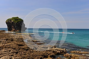 Sail rock in the kenting national park