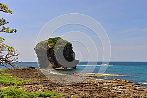 Sail rock in the kenting national park