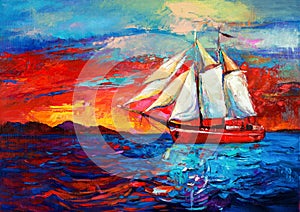 Sail ship