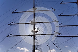 Sail training ship MIR mast