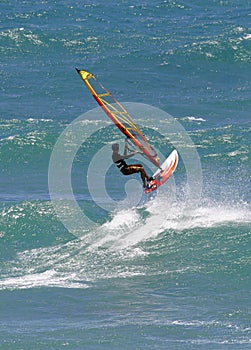 Sailboarding Windsurfing Action Sport