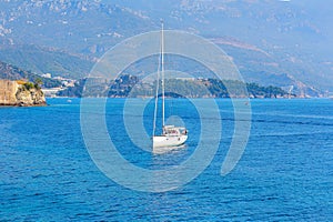 Sailboat in the Adriatic Sea