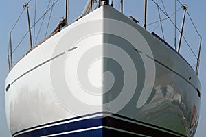 Sailboat bow