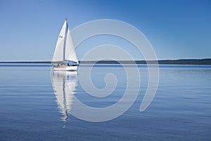 Sailboat in Calm Water