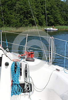 Sailboat -clear on desk