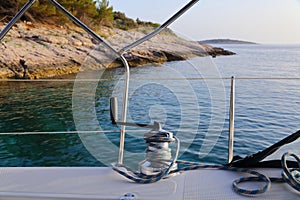 Sailboat equipment - capstan rope