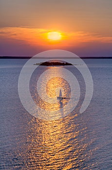 Sailboat on Green Bay