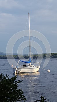 Sailboat on Lake