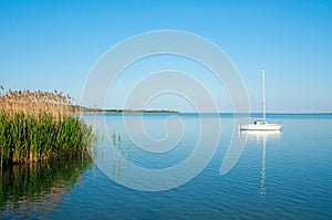 Sailboat on Lake Balaton