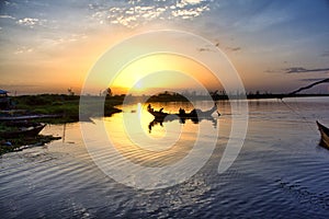 Sailboat on Lake Victoria