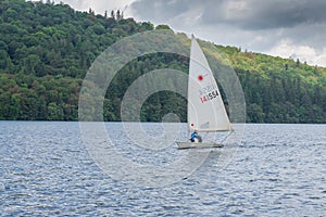 Sailboat on Lake Windemere