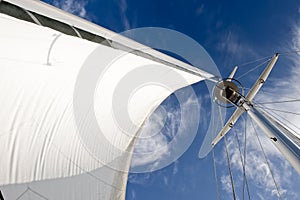 Sailboat mast photo