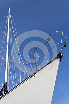 Sailboat and mast