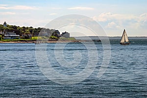 Sailboat off Cape Cod
