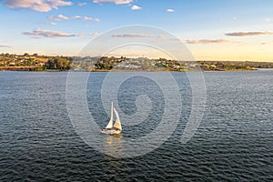 Sailboat at Paranoa Lake - Brasilia, Distrito Federal, Brazil