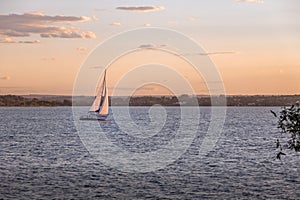 Sailboat at Paranoa Lake - Brasilia, Distrito Federal, Brazil