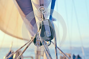 Sailboat Rigging Pulley