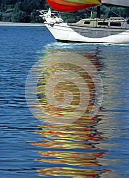 Sailboat Sail Reflection