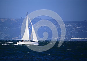 Sailboat at San Francisco Bay