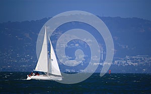 Sailboat at San Francisco Bay