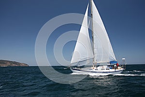 Sailboat at Santa Cruz - TBF