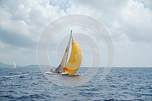 Sailboat in south of France