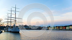 Sailboat in Stockholm, Sweden