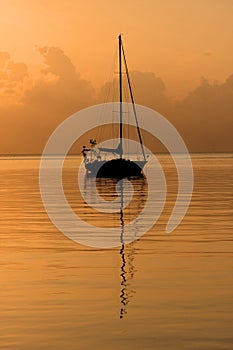 Sailboat sunrise