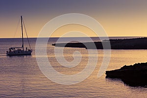 Sailboat at Sunset