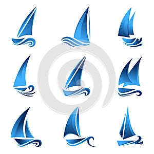 Sailboat symbol