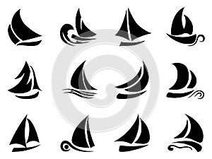 Sailboat symbol