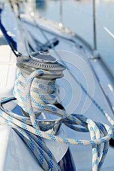 Sailboat winch