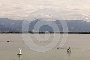 Sailboats on Bodensee