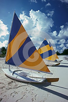 Sailboats Cayman Island