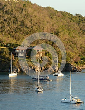 Sailboats in St Thomas