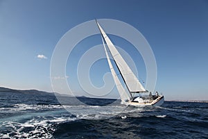 Sailing on the Adriatic Sea