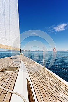 Sailing in the Adriatic sea