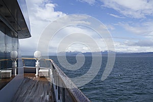 Sailing through Beagle Channel, Argentina