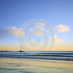 Sailing Boat Cable Beach Broome Australia