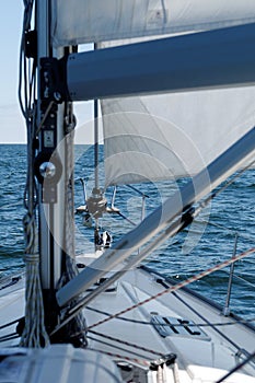 Sailing boat detail