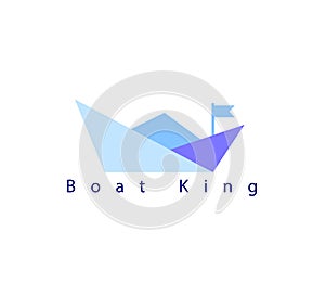 Sailing, boat line art logo creative vector designs of sailboat logo icon .