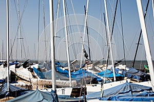 Sailing boat masts