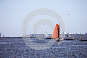 Sailing boat at Norddeich