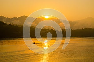 Sailing Boat at Sunset