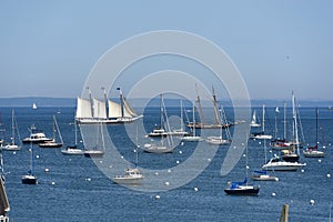 Sailing Boats and Yachts at Rockland, Maine photo
