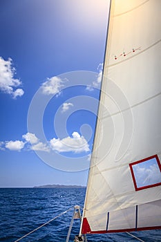 Sailing in the Caribbean