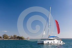 Sailing in Carribean