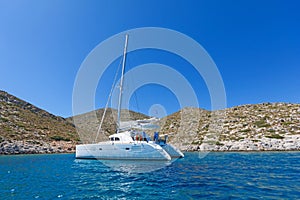 Sailing catamaran